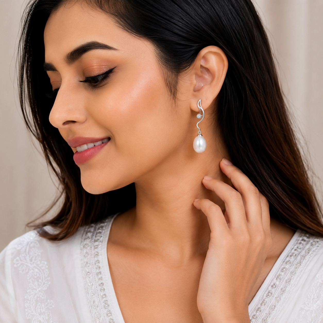 Freshwater Pearl Drop Earrings